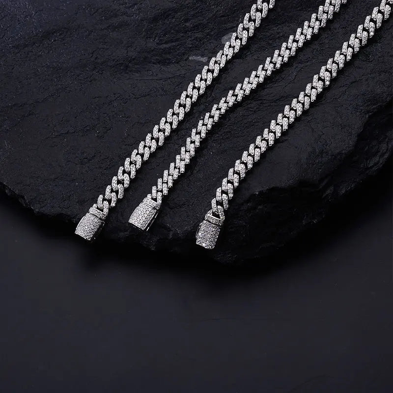 Moissanite Cuban Chain - 6mm