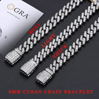 Moissanite Cuban Chain - 6mm