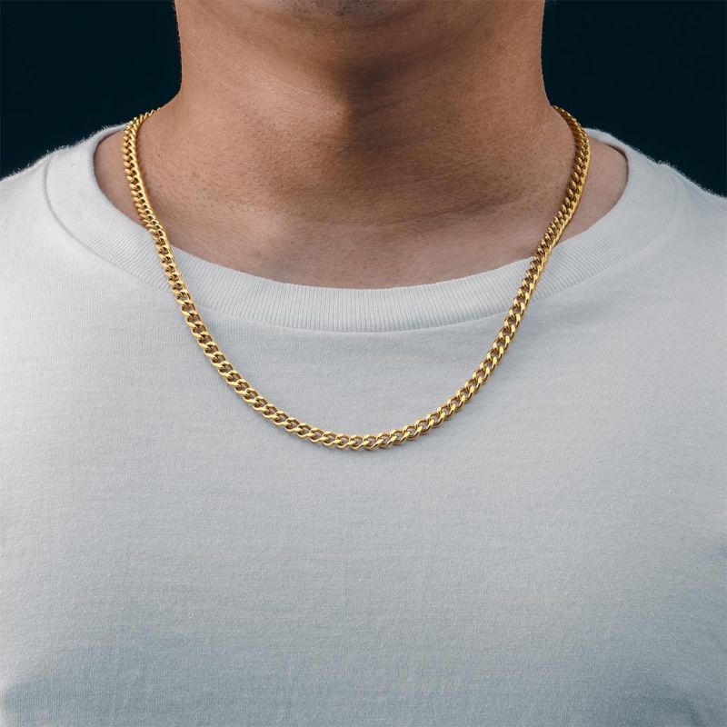 Stainless Steel Cuban Link Chain - 3mm - Boss Uno
