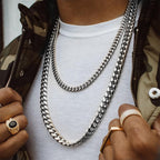 Stainless Steel Cuban Link Chain - 3mm - Boss Uno