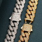 CZ Iced out Cuban Link Chain - 15mm - Boss Uno