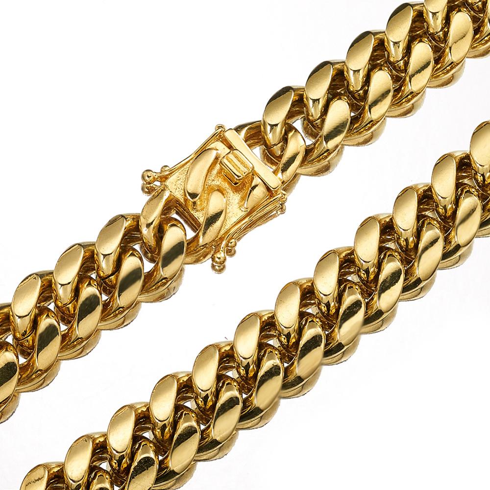 Stainless Steel Cuban Link Chain - 8mm - Boss Uno