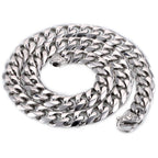 Heavy Stainless Steel Cuban Link Chain - 14.5mm - Boss Uno