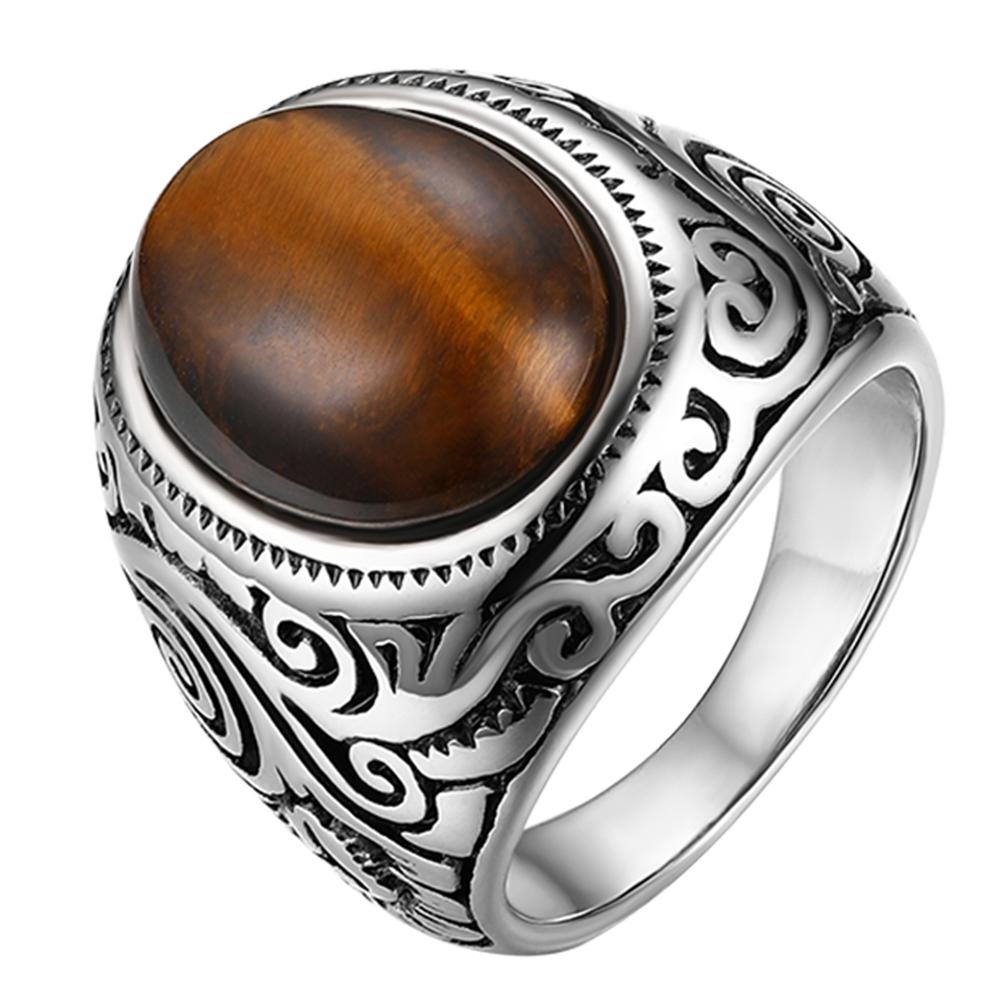 Silver Breeze Tigers Eye Ring - Boss Uno