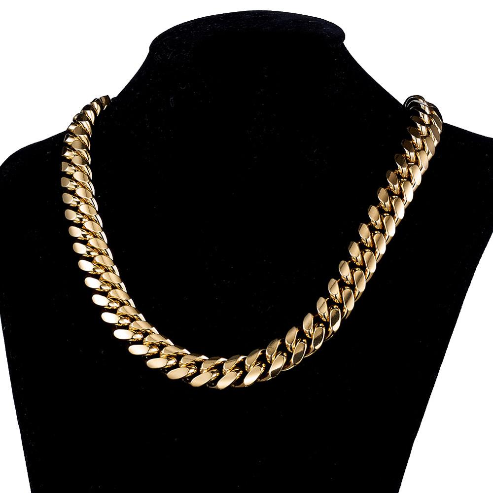 Stainless Steel Cuban Link Chain - 8mm - Boss Uno