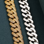 CZ Iced out Cuban Link Chain - 15mm - Boss Uno