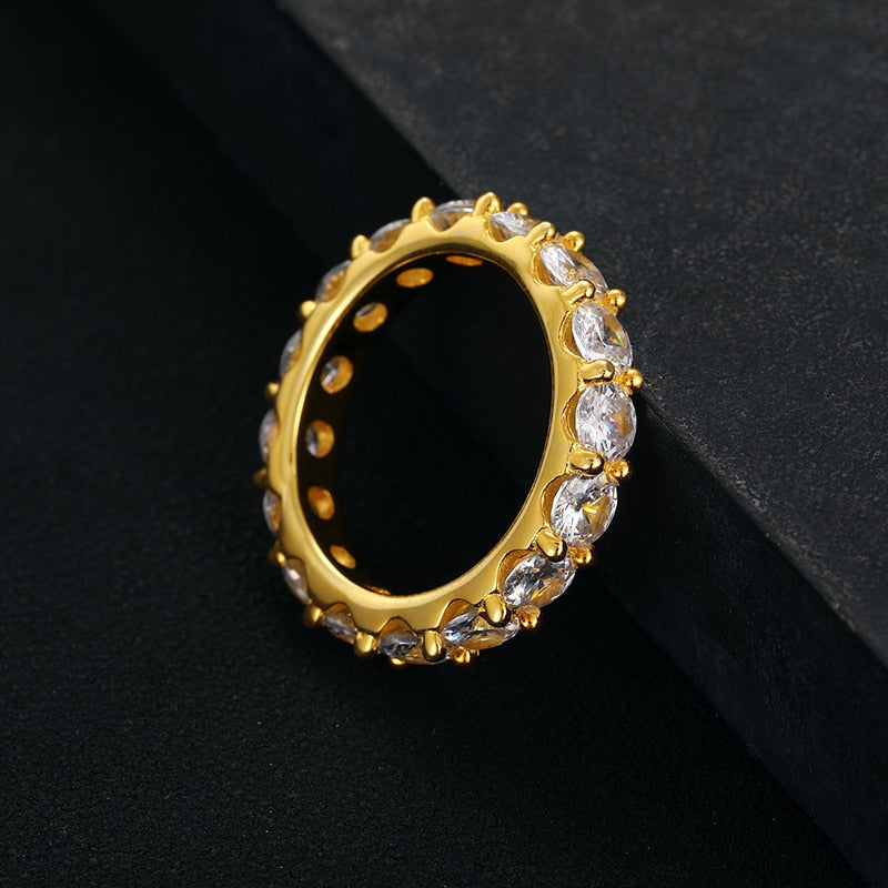 Moissanite Sterling Silver Rings - 4mm - Boss Uno