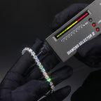 Sterling Silver Moissanite Tennis Bracelet - 4mm - Boss Uno