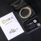 Sterling Silver Moissanite Tennis Chain - 8mm - Boss Uno