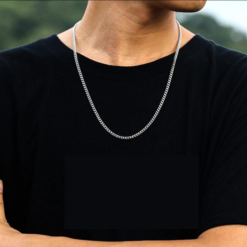 Stainless Steel Cuban Link Chain - 3mm - Boss Uno